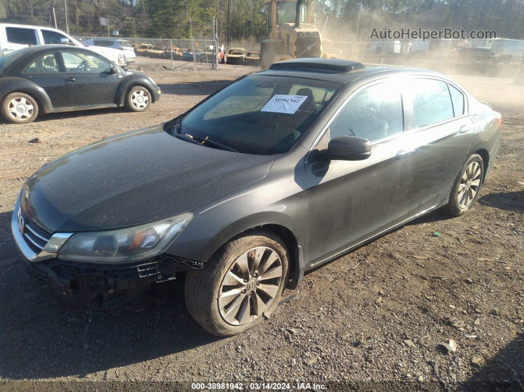 2014 Honda Accord Ex-l Gray vin: 1HGCR2F81EA066247