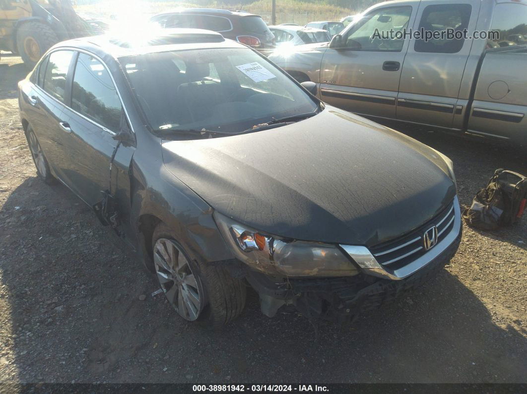 2014 Honda Accord Ex-l Gray vin: 1HGCR2F81EA066247