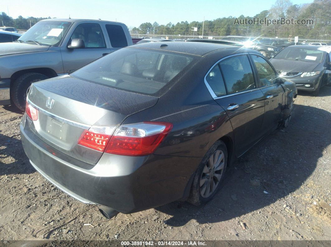 2014 Honda Accord Ex-l Gray vin: 1HGCR2F81EA066247