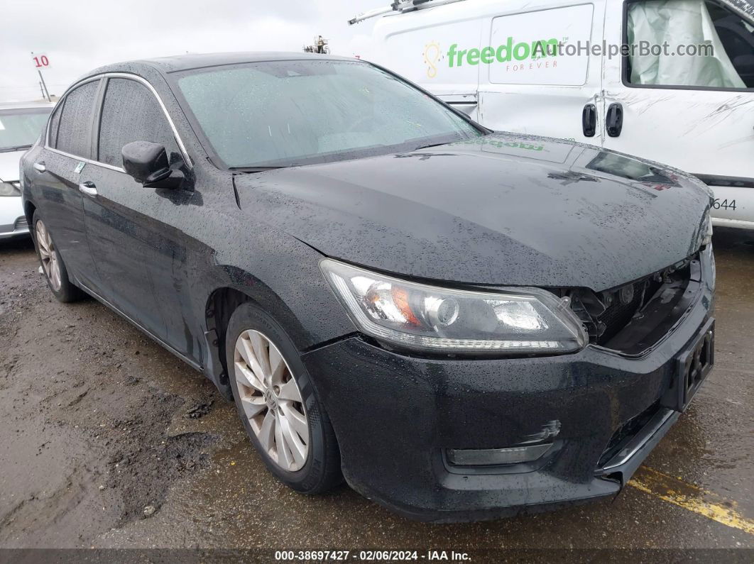 2014 Honda Accord Ex-l Черный vin: 1HGCR2F81EA091763