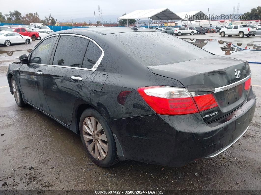 2014 Honda Accord Ex-l Black vin: 1HGCR2F81EA091763