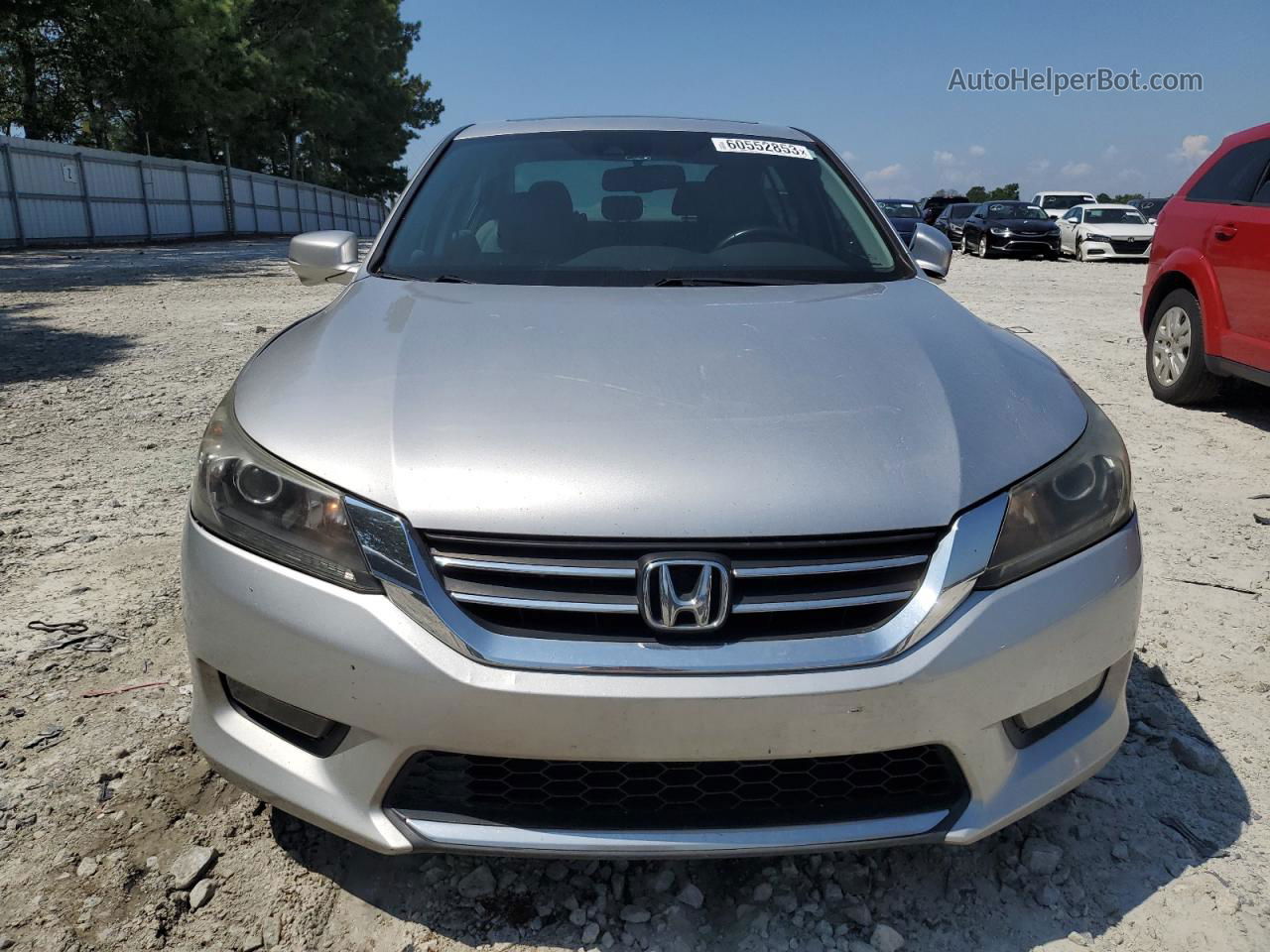 2014 Honda Accord Exl Silver vin: 1HGCR2F81EA103992