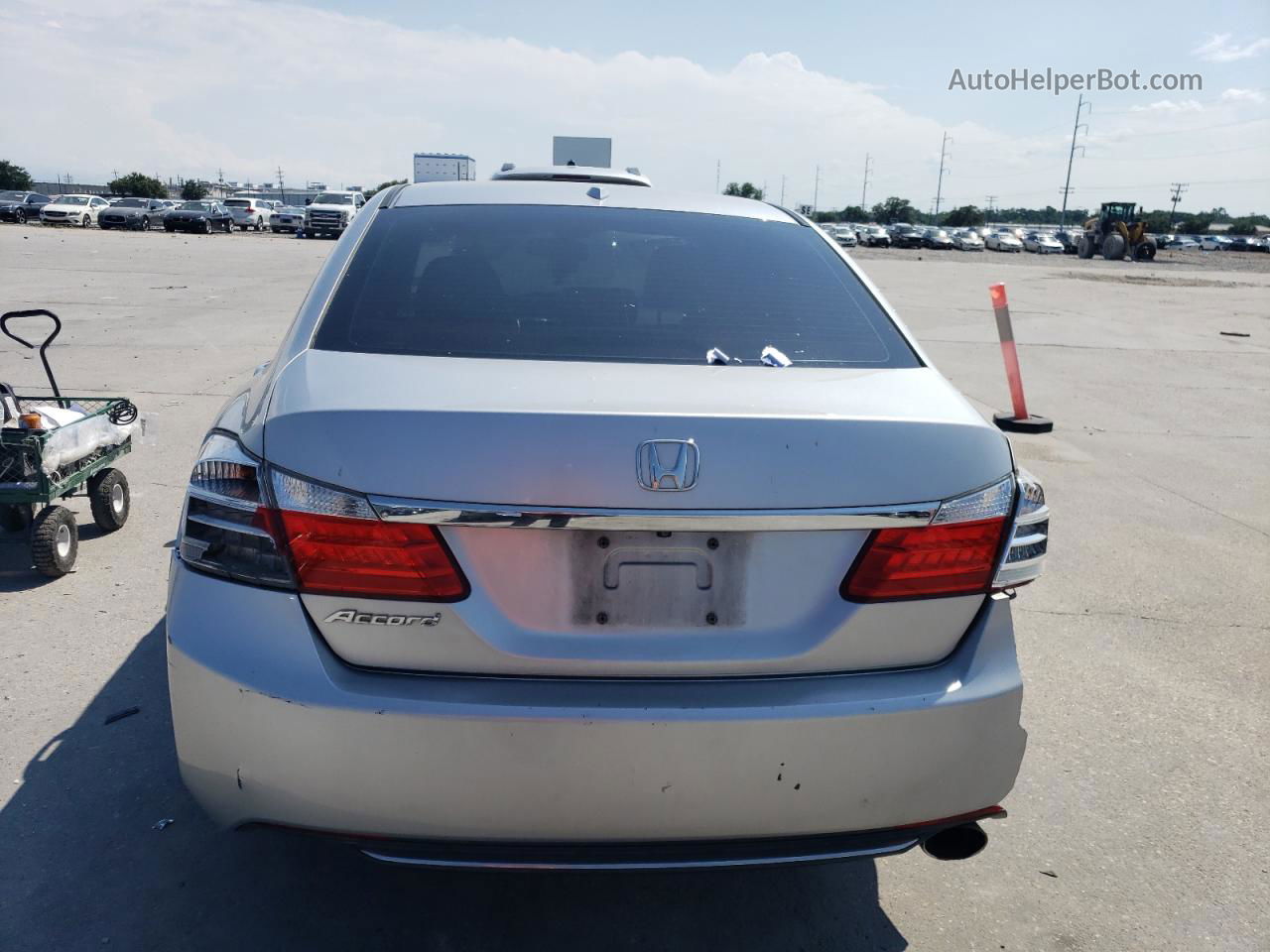 2014 Honda Accord Exl Silver vin: 1HGCR2F81EA137401