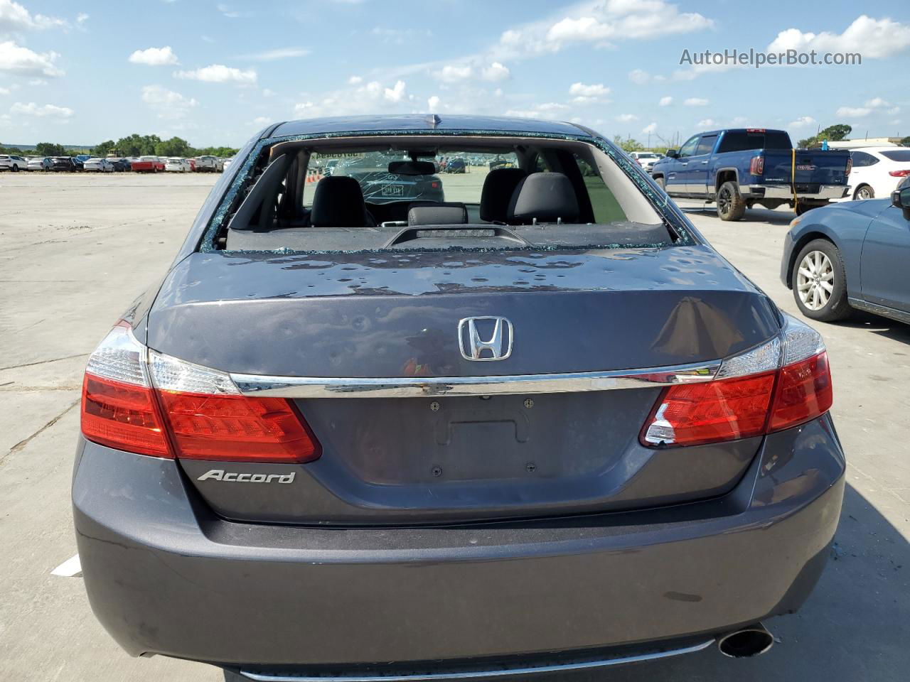 2014 Honda Accord Exl Gray vin: 1HGCR2F81EA145823