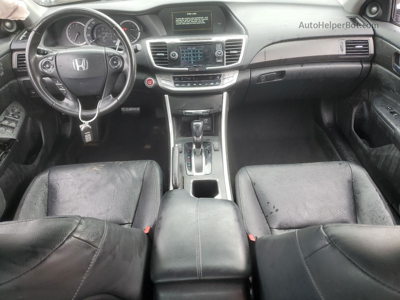 2014 Honda Accord Exl Синий vin: 1HGCR2F81EA169930