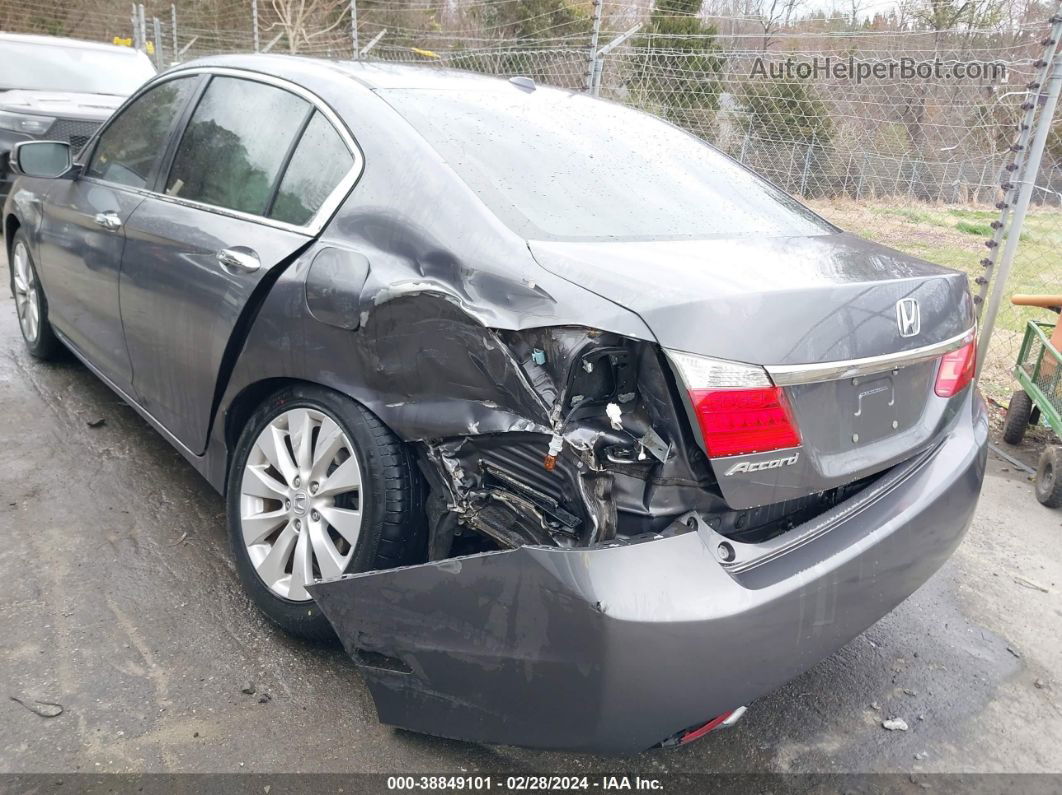 2014 Honda Accord Ex-l Серый vin: 1HGCR2F81EA175016