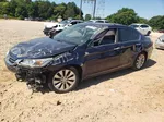 2014 Honda Accord Exl Blue vin: 1HGCR2F81EA243430