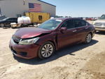 2014 Honda Accord Exl Maroon vin: 1HGCR2F81EA267033