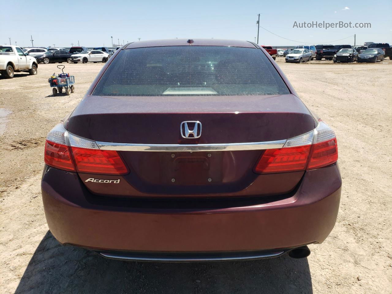 2014 Honda Accord Exl Maroon vin: 1HGCR2F81EA267033