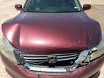 2014 Honda Accord Exl Maroon vin: 1HGCR2F81EA267033