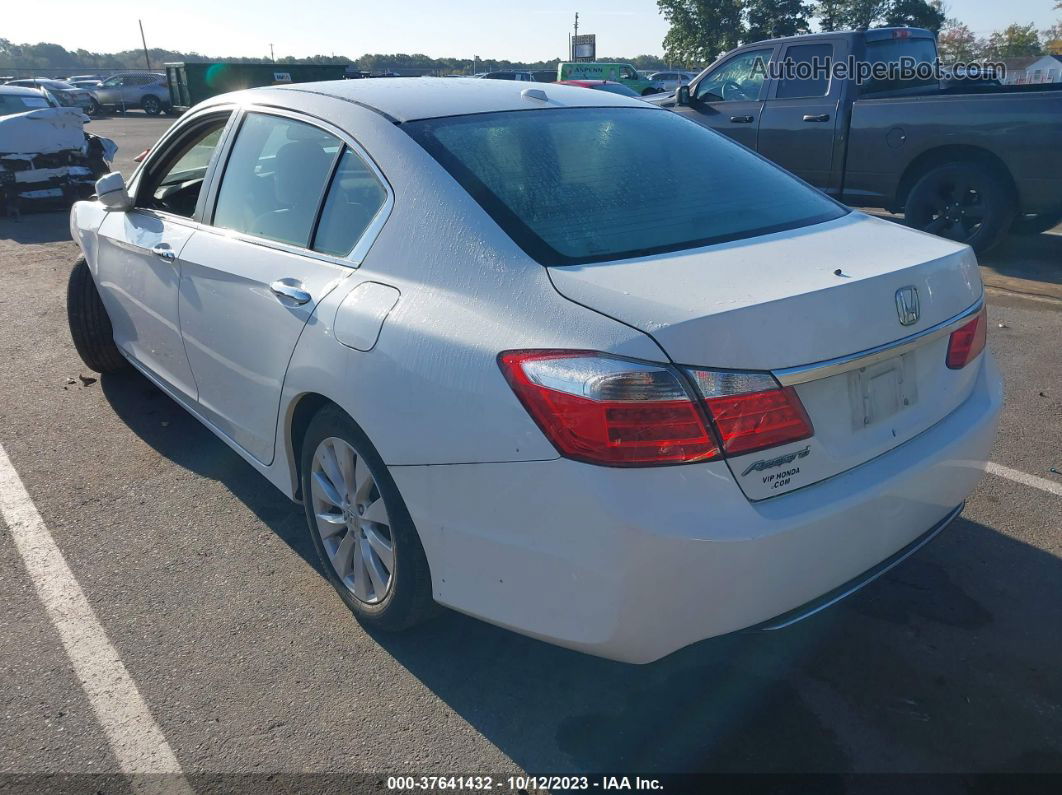 2015 Honda Accord Sedan Ex-l White vin: 1HGCR2F81FA020791