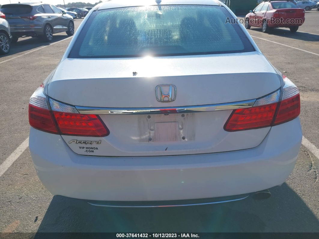 2015 Honda Accord Sedan Ex-l White vin: 1HGCR2F81FA020791