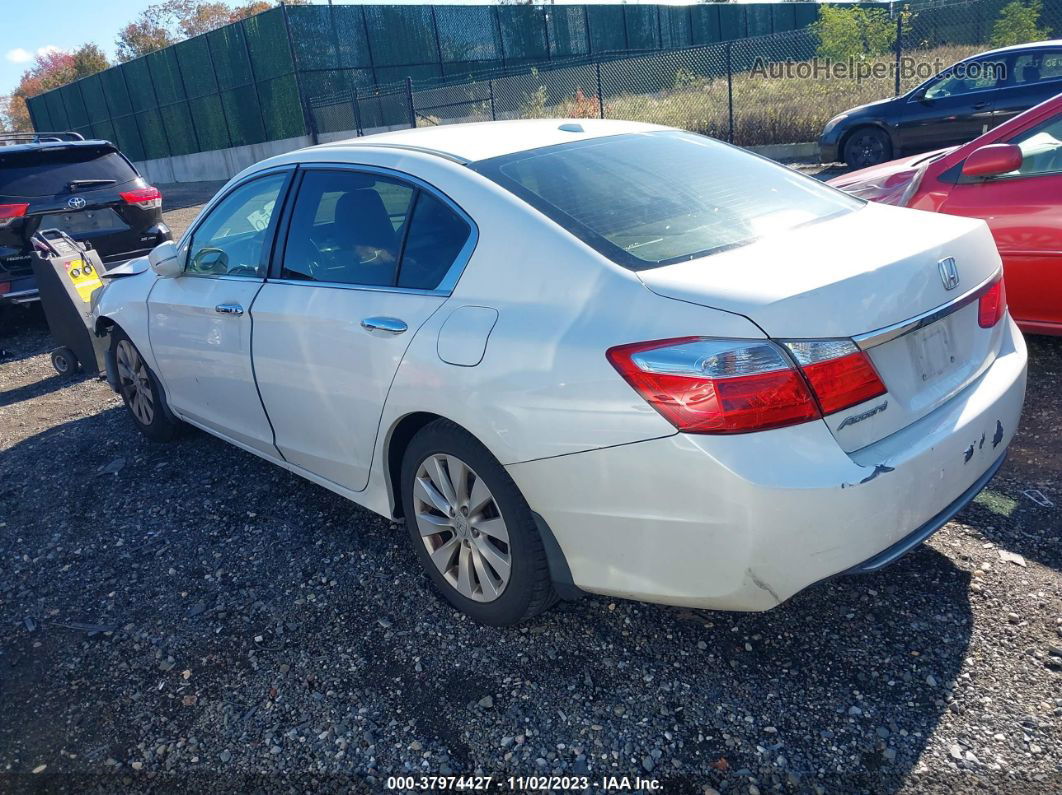 2015 Honda Accord Ex-l White vin: 1HGCR2F81FA052446