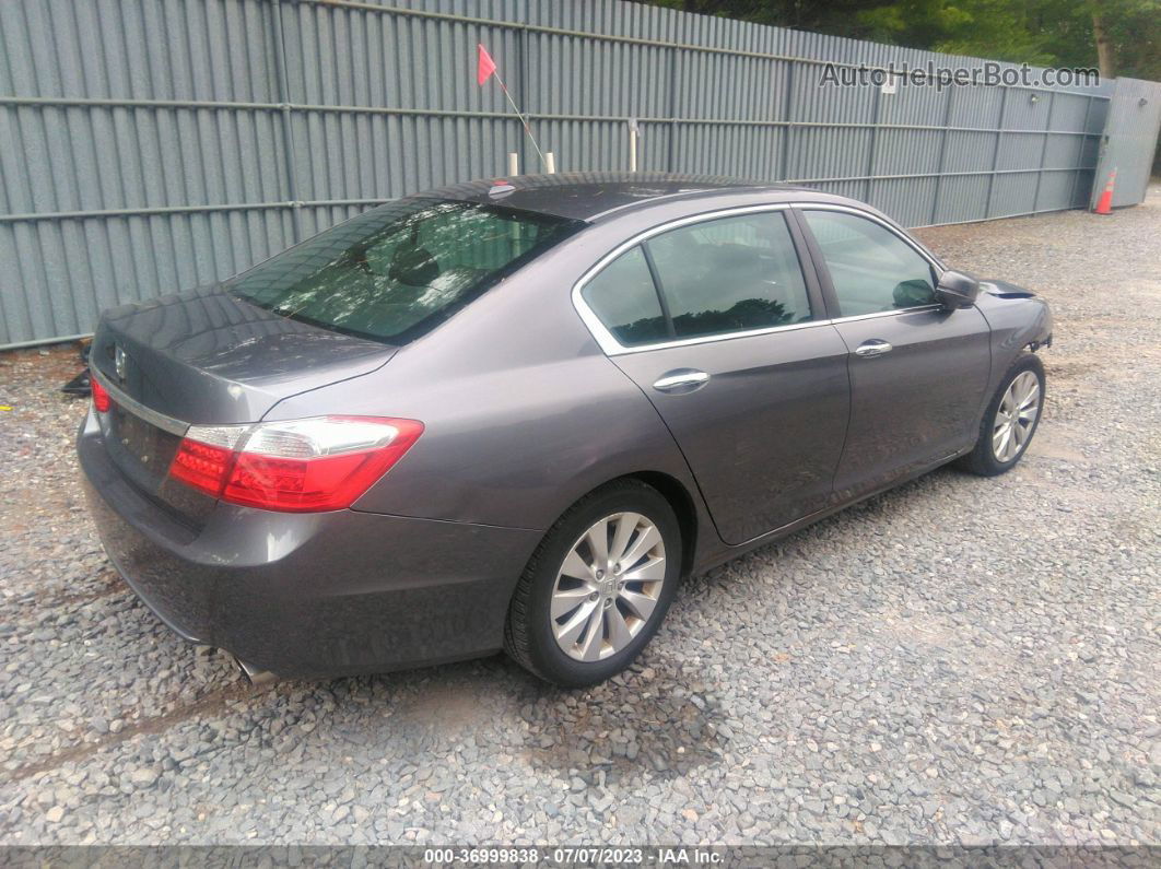 2015 Honda Accord Sedan Ex-l Gray vin: 1HGCR2F81FA136959