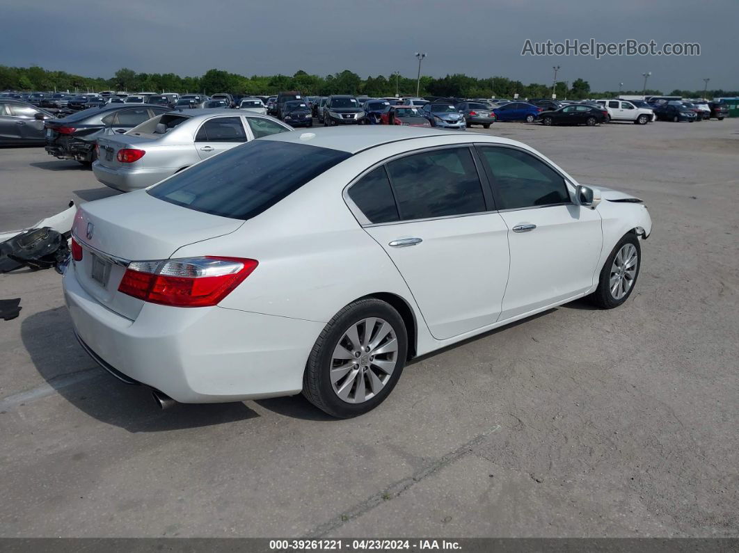 2015 Honda Accord Ex-l White vin: 1HGCR2F81FA214074