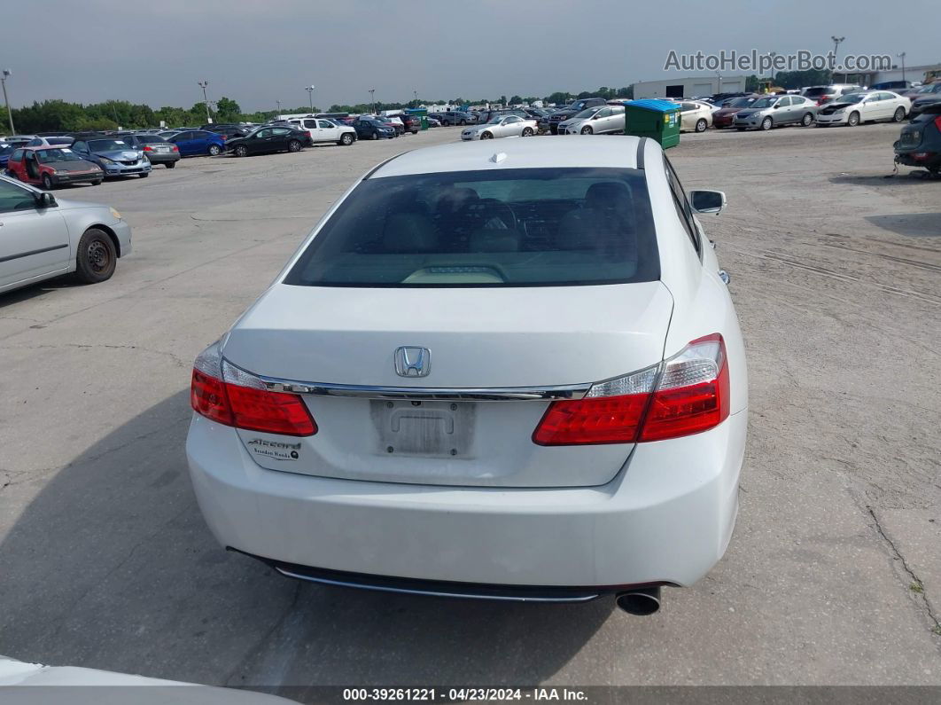 2015 Honda Accord Ex-l White vin: 1HGCR2F81FA214074