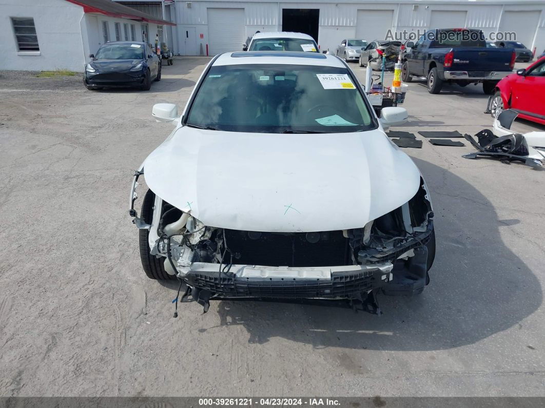 2015 Honda Accord Ex-l White vin: 1HGCR2F81FA214074