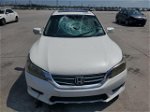 2015 Honda Accord Exl White vin: 1HGCR2F81FA241095