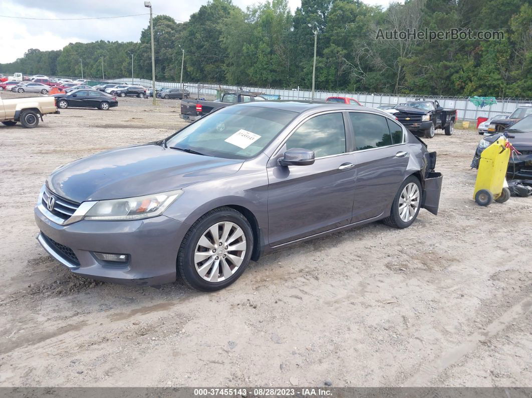 2015 Honda Accord Ex-l Gray vin: 1HGCR2F81FA272797