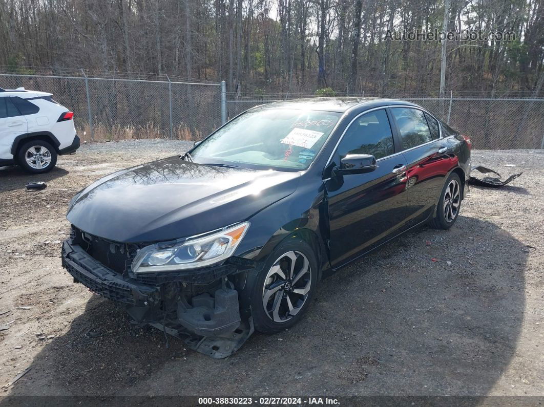 2016 Honda Accord Ex-l Black vin: 1HGCR2F81GA002924