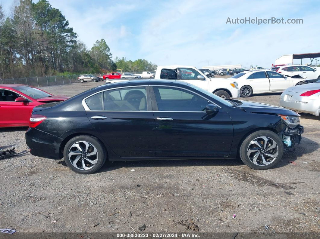 2016 Honda Accord Ex-l Черный vin: 1HGCR2F81GA002924