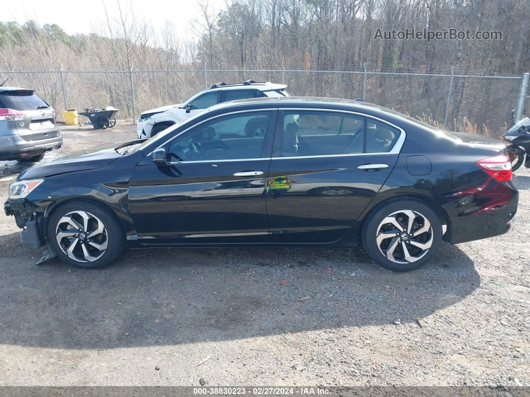 2016 Honda Accord Ex-l Черный vin: 1HGCR2F81GA002924