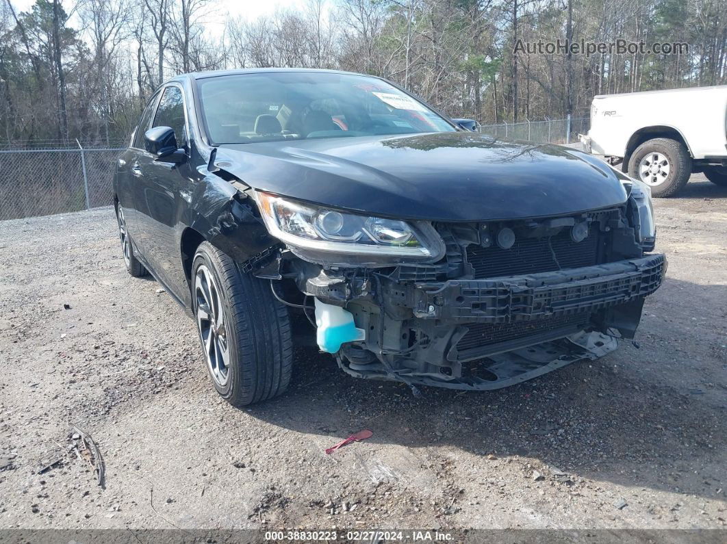 2016 Honda Accord Ex-l Black vin: 1HGCR2F81GA002924