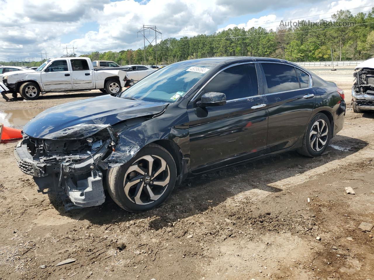 2016 Honda Accord Exl Black vin: 1HGCR2F81GA002941