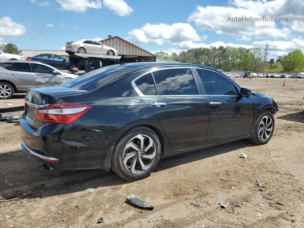 2016 Honda Accord Exl Black vin: 1HGCR2F81GA002941