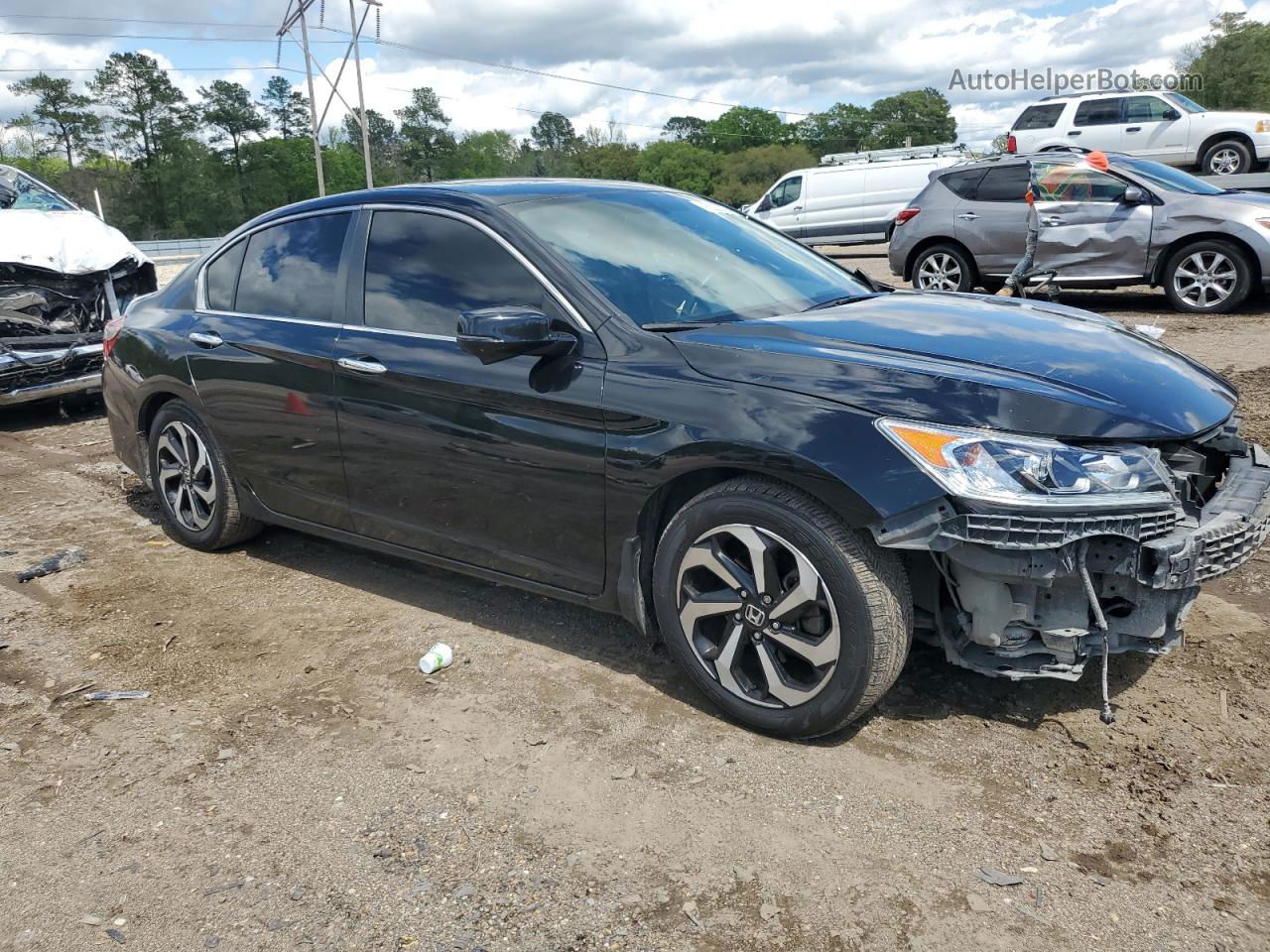 2016 Honda Accord Exl Black vin: 1HGCR2F81GA002941