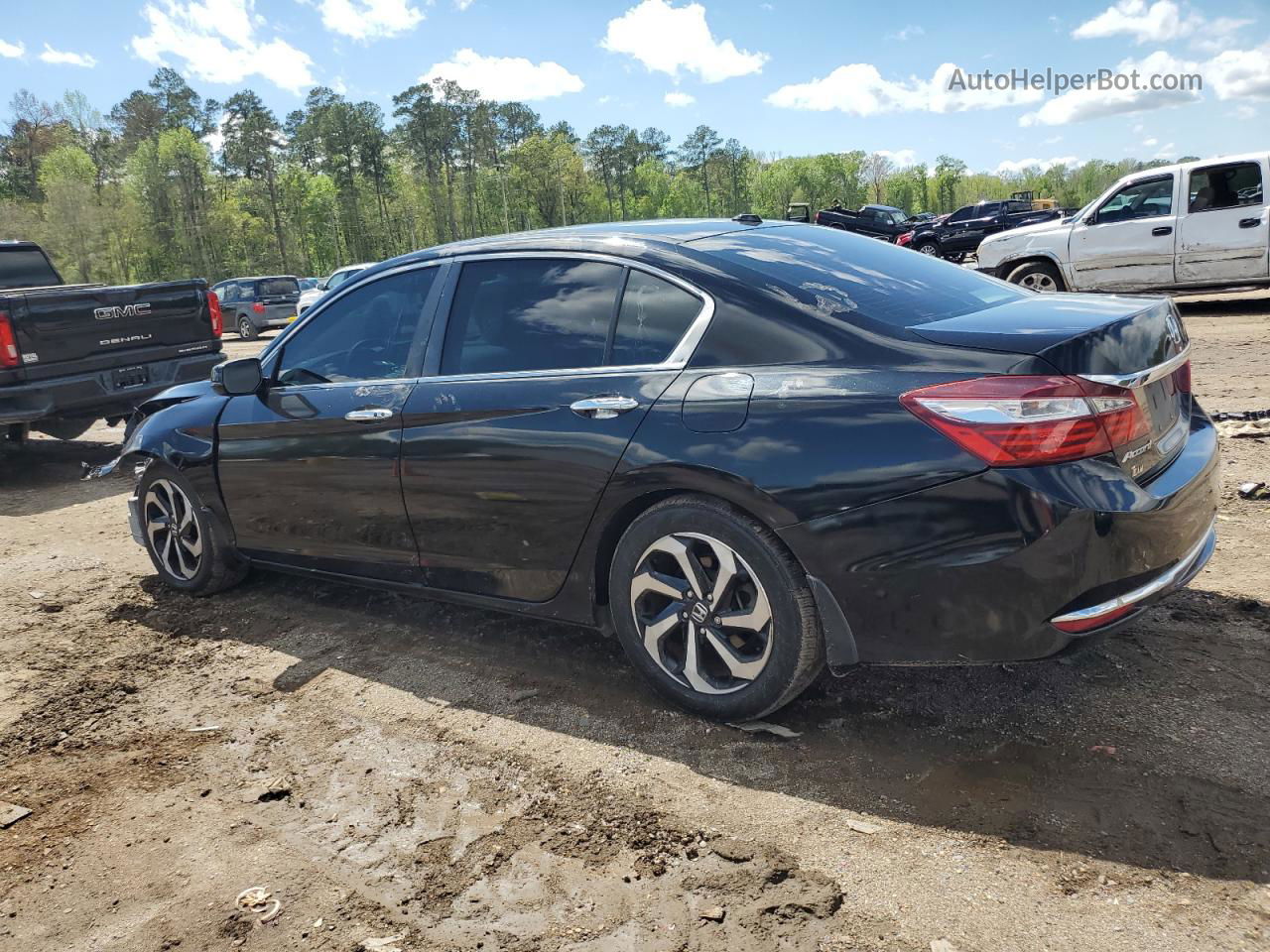 2016 Honda Accord Exl Black vin: 1HGCR2F81GA002941