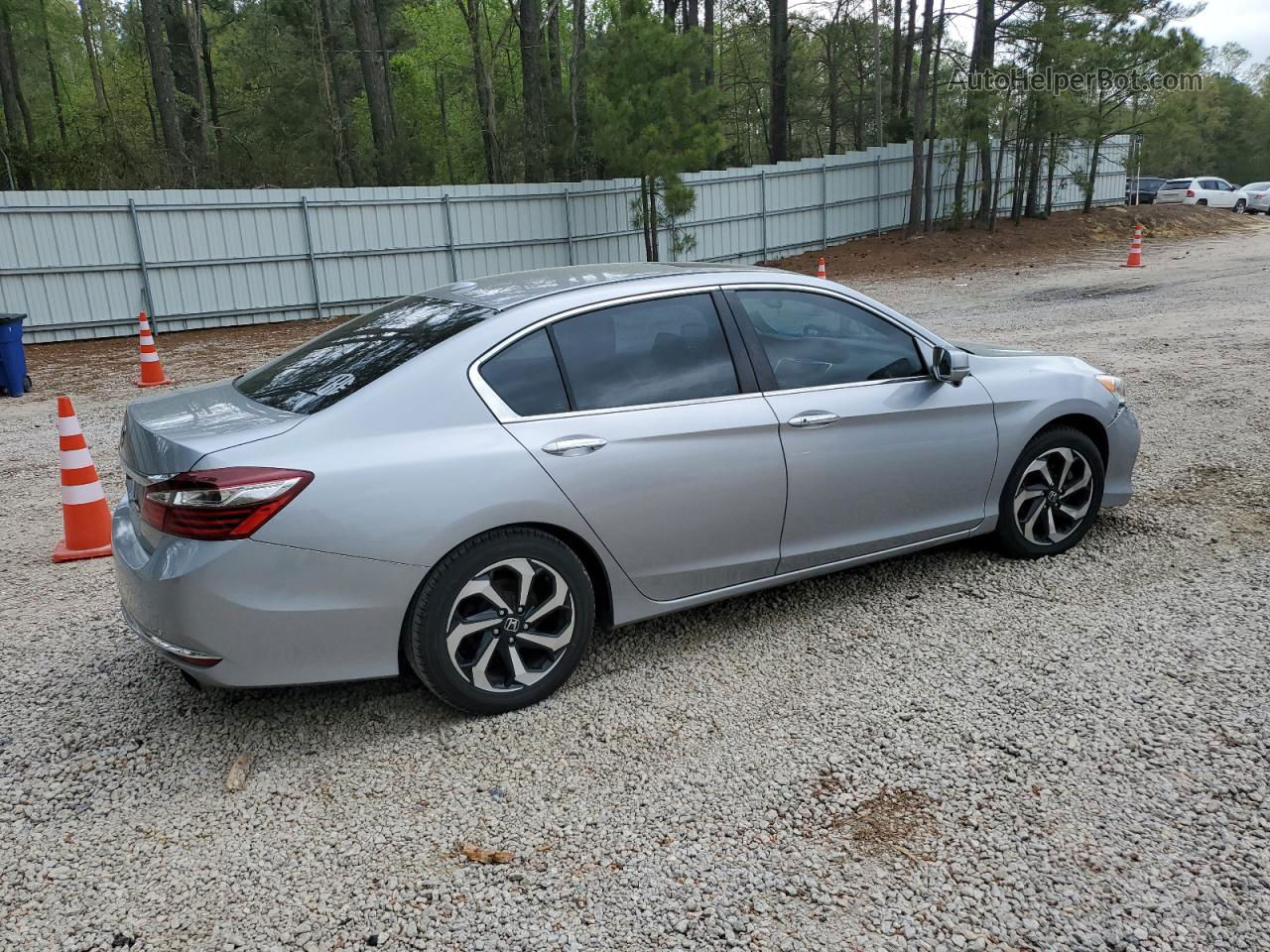 2017 Honda Accord Exl Silver vin: 1HGCR2F81HA071484