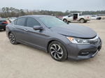 2017 Honda Accord Exl Gray vin: 1HGCR2F81HA074823