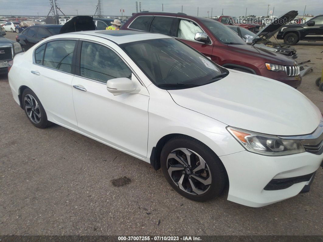 2017 Honda Accord Sedan Ex-l White vin: 1HGCR2F81HA125284