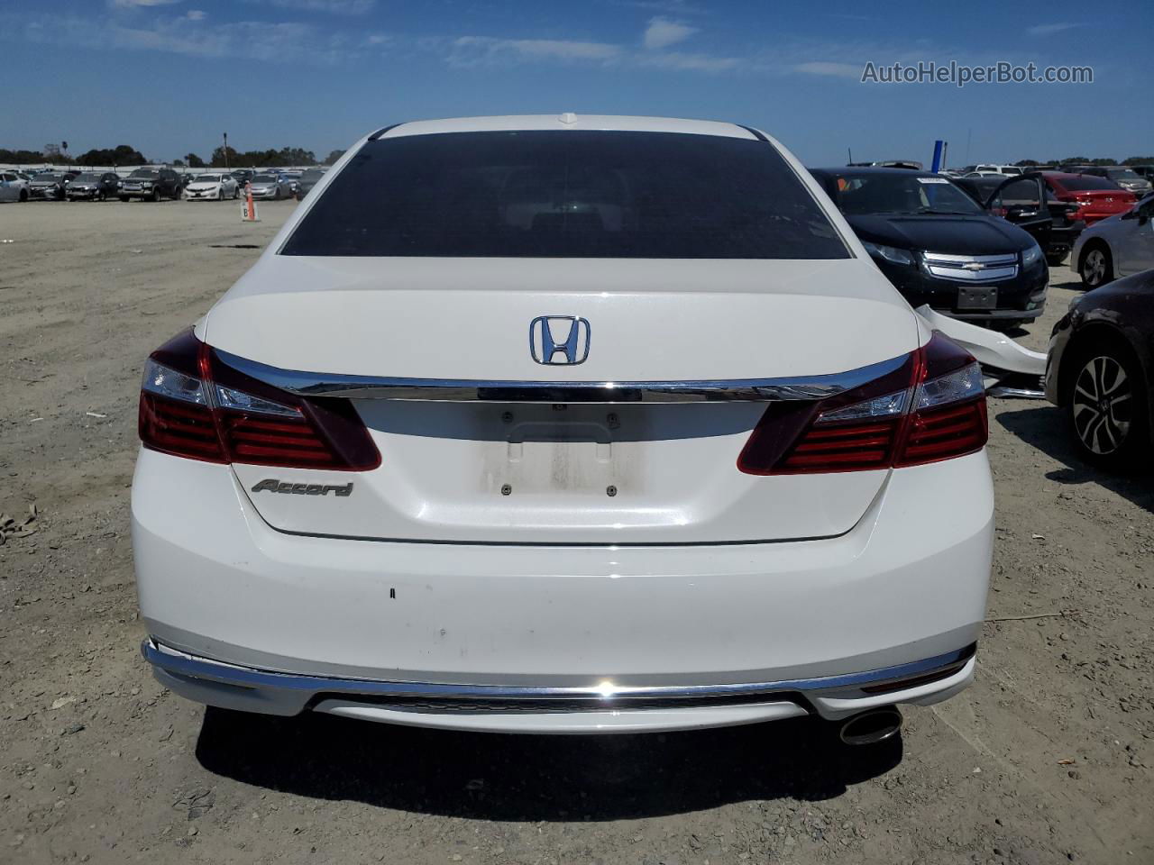 2017 Honda Accord Exl Белый vin: 1HGCR2F81HA144207