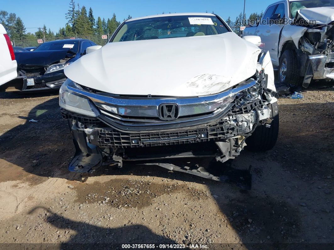 2017 Honda Accord Sedan Ex-l White vin: 1HGCR2F81HA164456