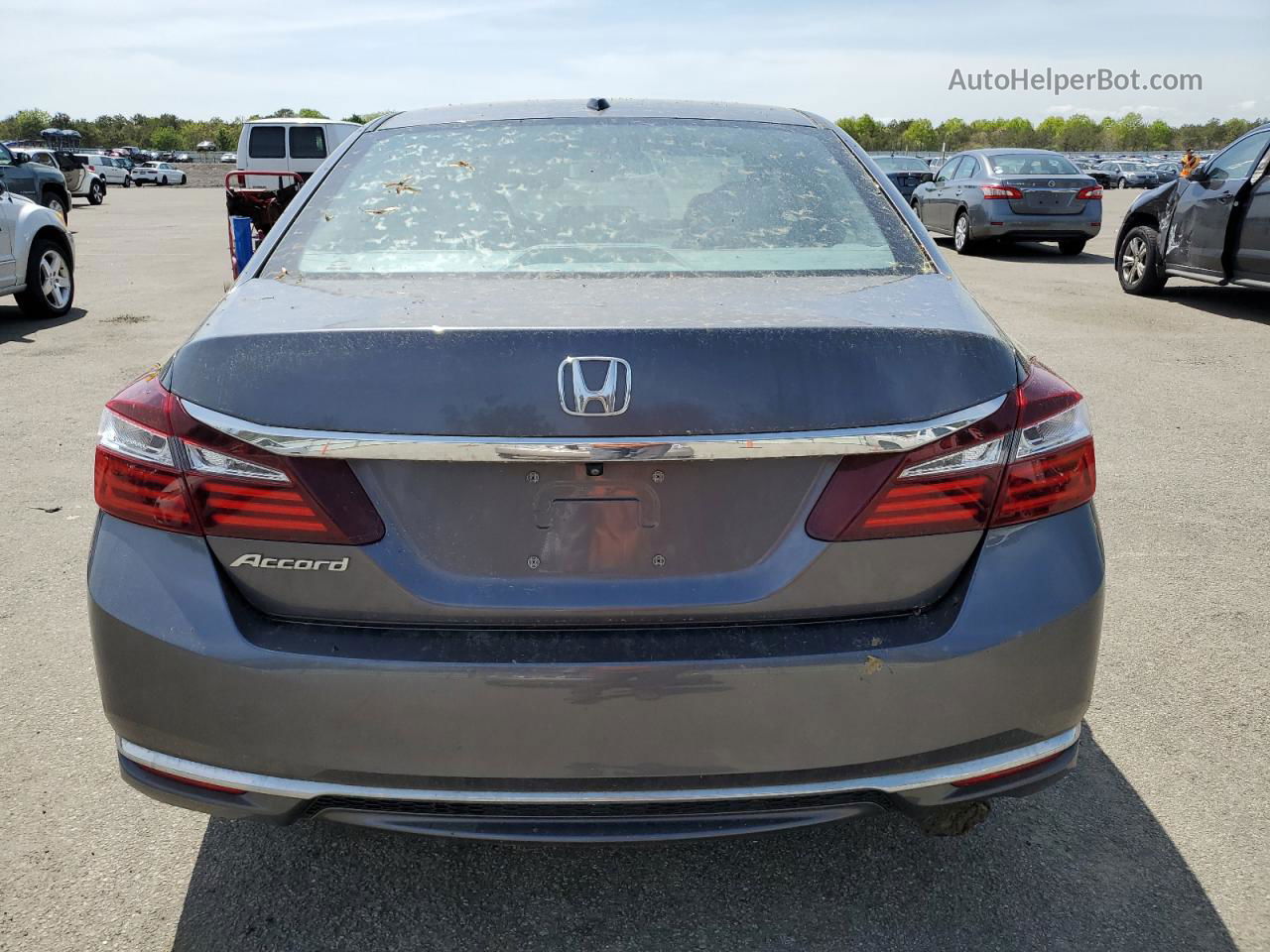 2017 Honda Accord Exl Серый vin: 1HGCR2F81HA201232