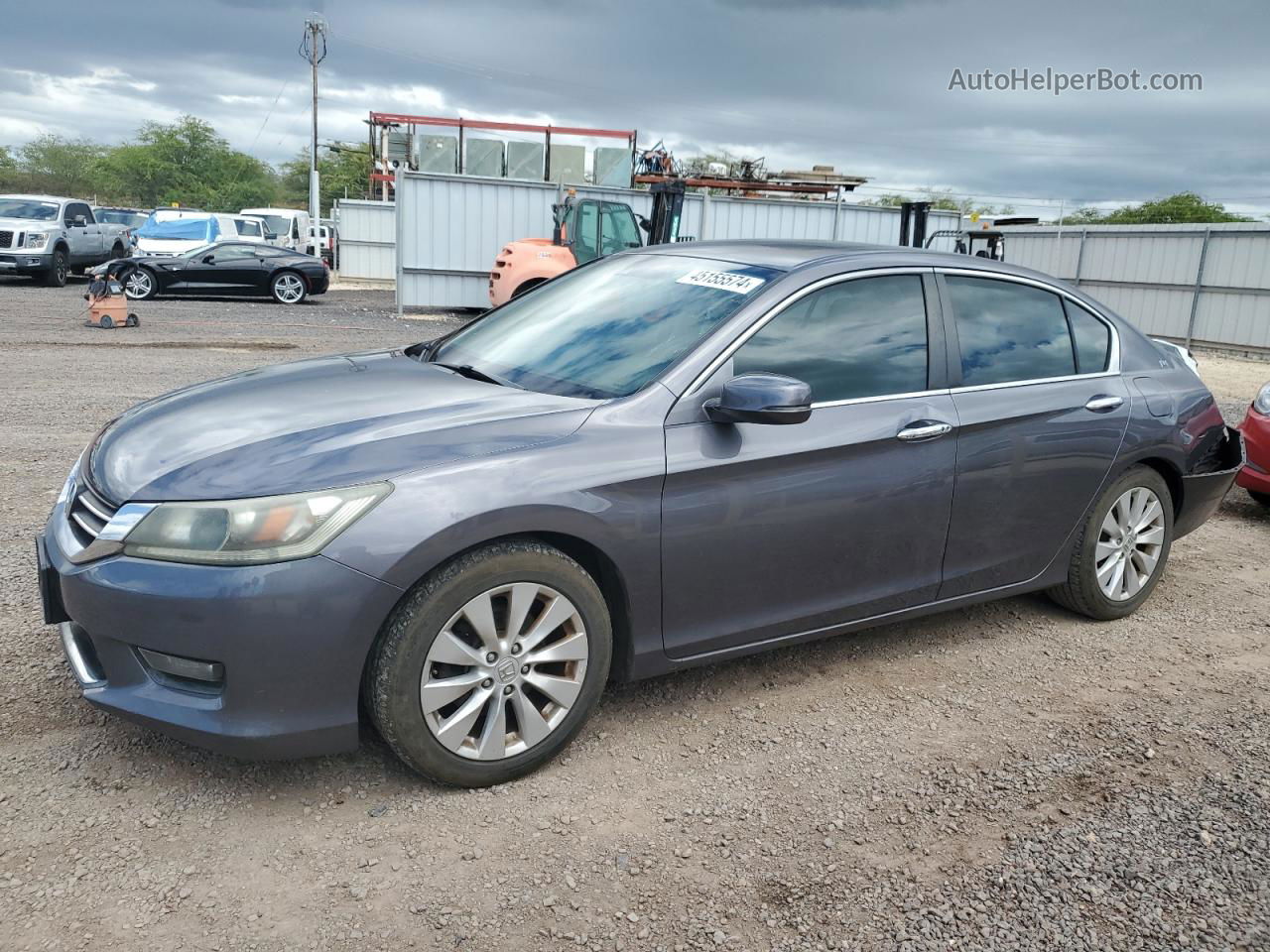 2014 Honda Accord Exl Угольный vin: 1HGCR2F82EA097250