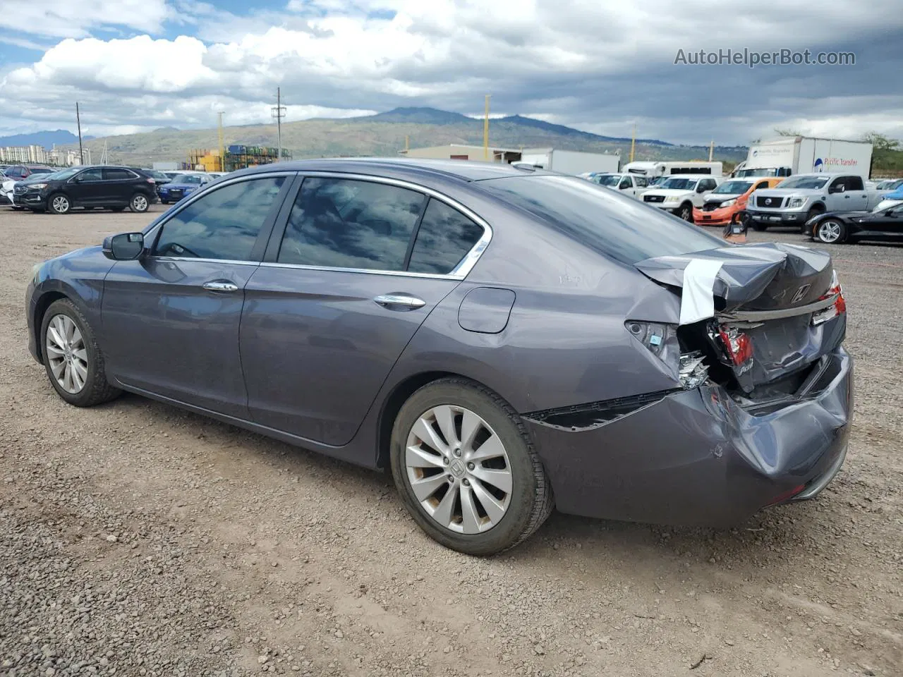 2014 Honda Accord Exl Угольный vin: 1HGCR2F82EA097250