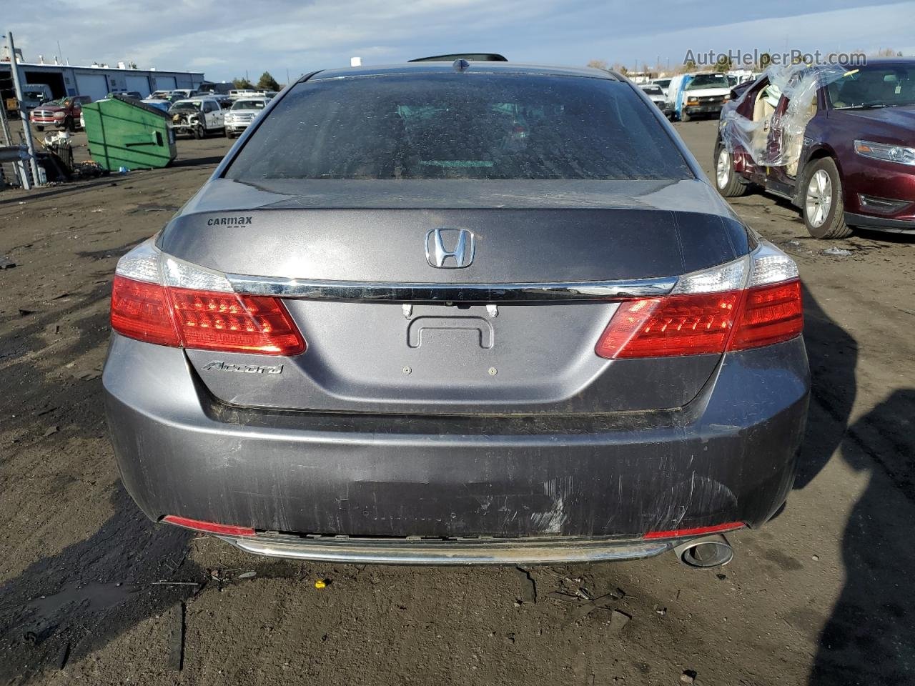 2014 Honda Accord Exl Gray vin: 1HGCR2F82EA153459