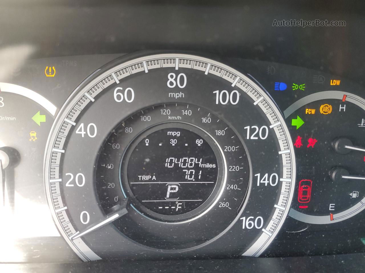 2014 Honda Accord Exl Серый vin: 1HGCR2F82EA153459