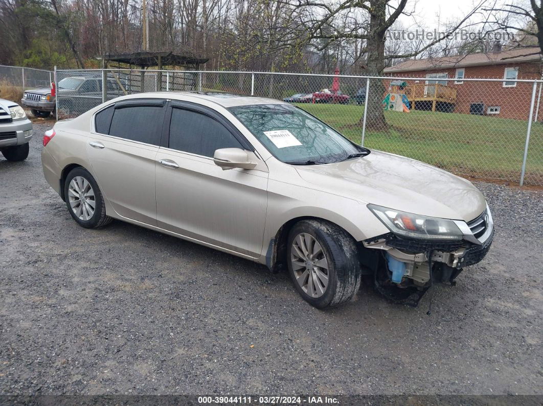 2014 Honda Accord Ex-l Золотой vin: 1HGCR2F82EA183318