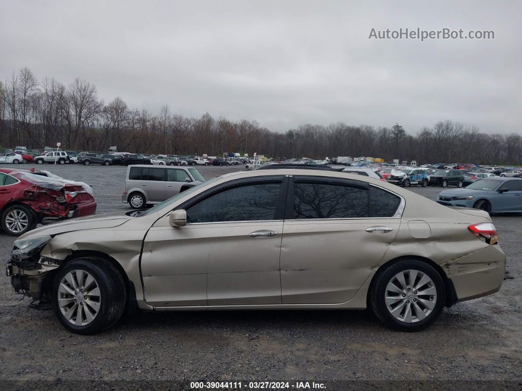 2014 Honda Accord Ex-l Gold vin: 1HGCR2F82EA183318