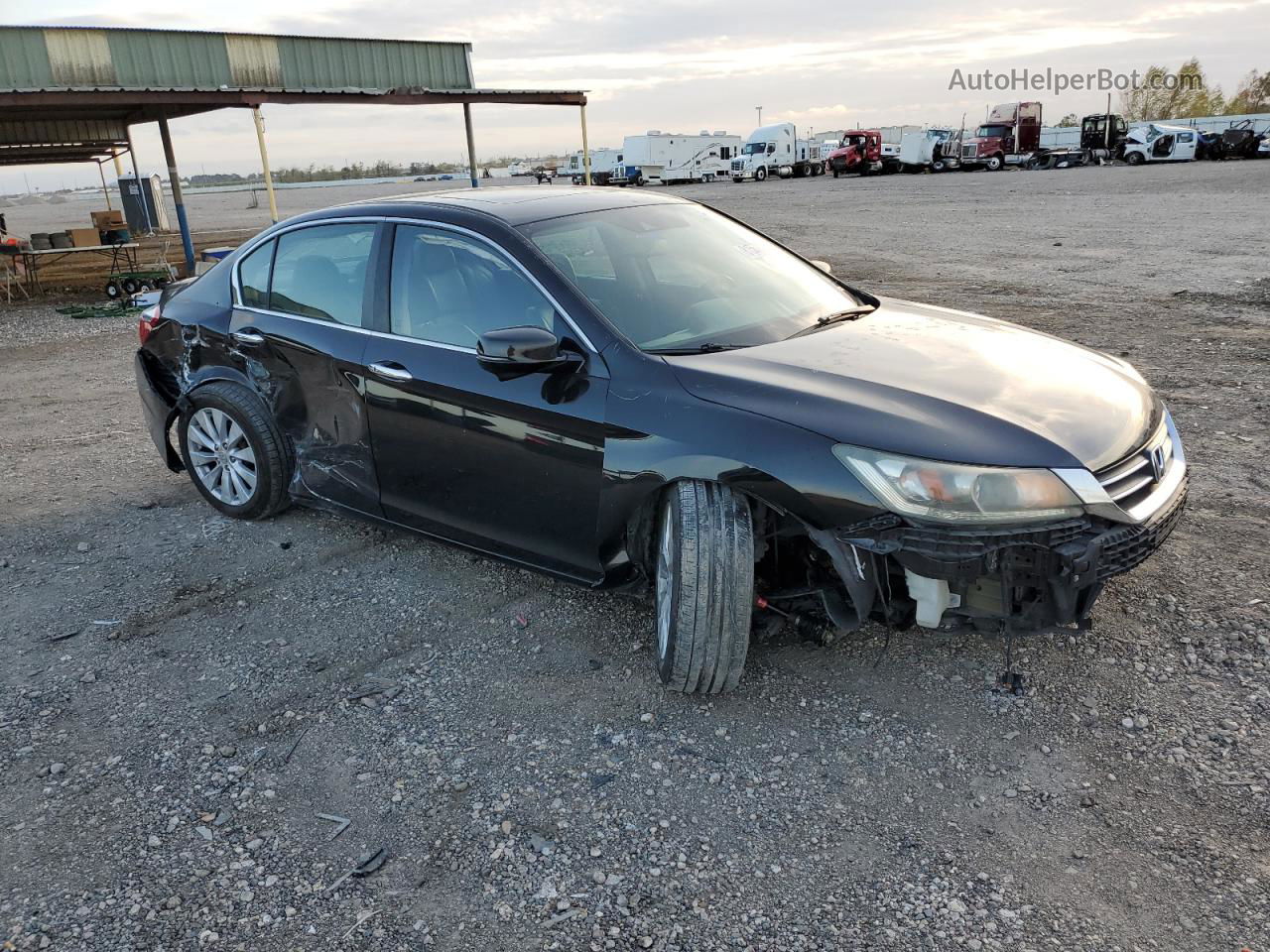 2014 Honda Accord Exl Black vin: 1HGCR2F82EA234798