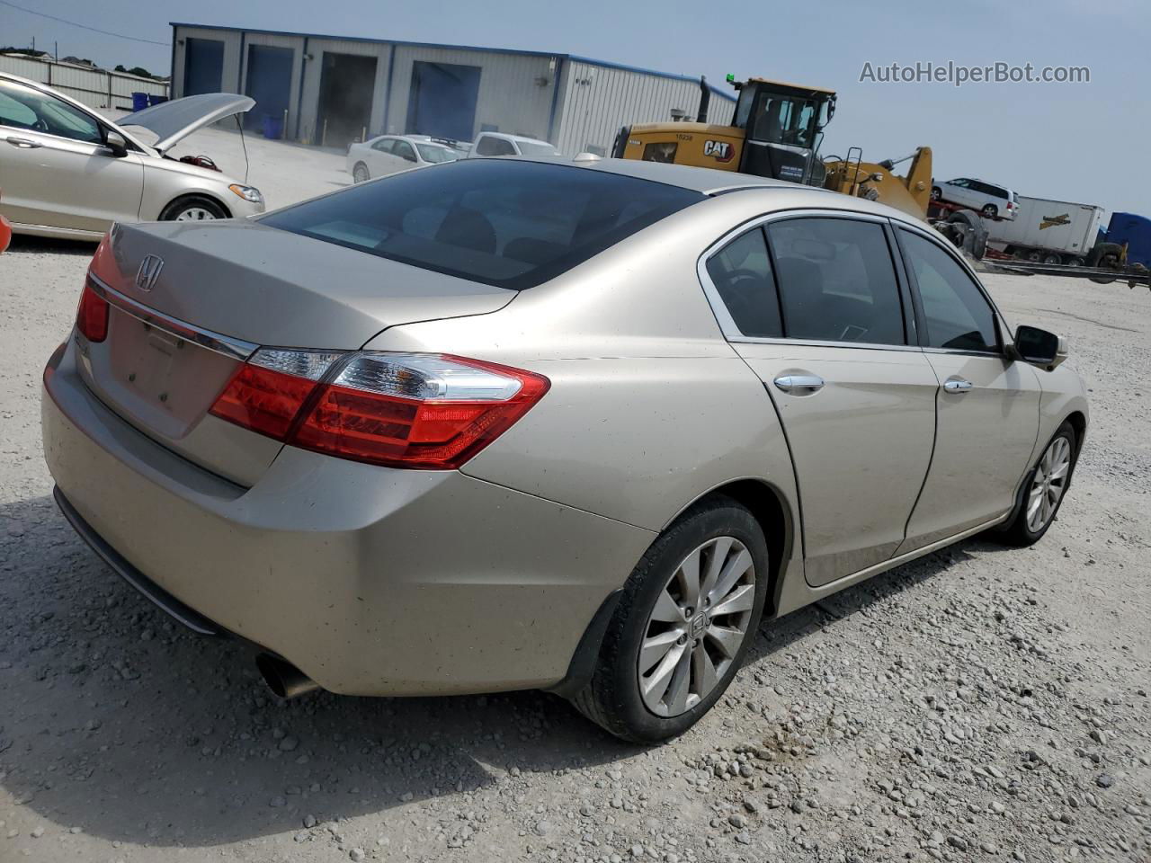 2014 Honda Accord Exl Tan vin: 1HGCR2F82EA293690