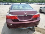 2014 Honda Accord Exl Темно-бордовый vin: 1HGCR2F82EA308799