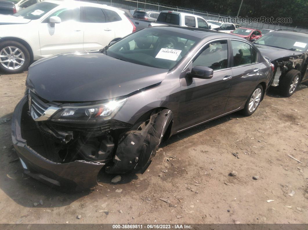 2015 Honda Accord Sedan Ex-l Silver vin: 1HGCR2F82FA041987