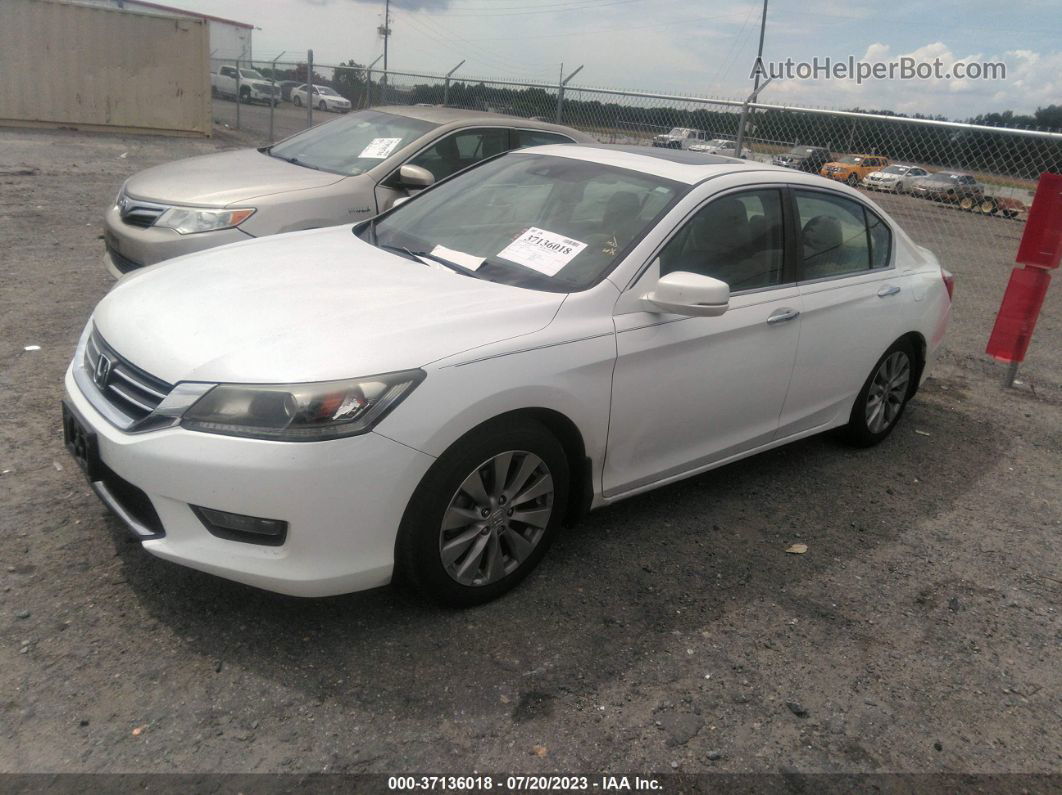 2015 Honda Accord Sedan Ex-l Белый vin: 1HGCR2F82FA052438