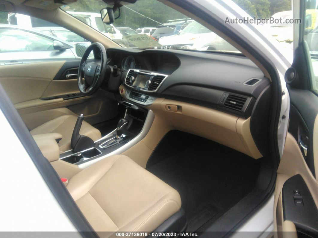 2015 Honda Accord Sedan Ex-l Белый vin: 1HGCR2F82FA052438