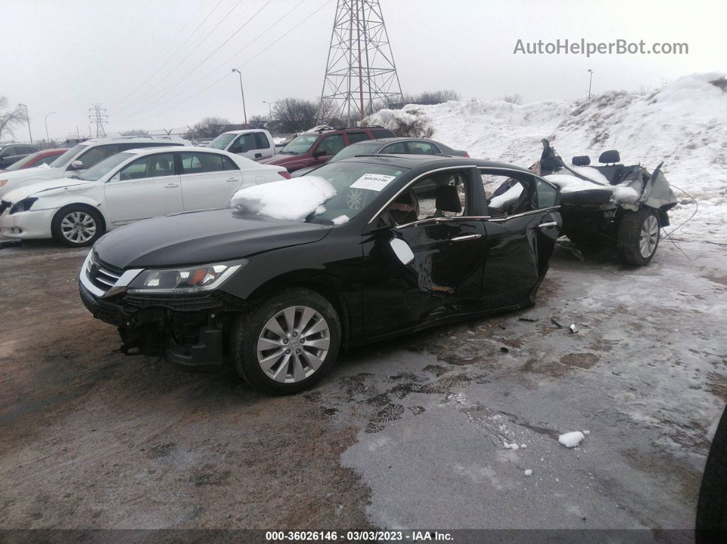 2015 Honda Accord Ex-l Black vin: 1HGCR2F82FA056411